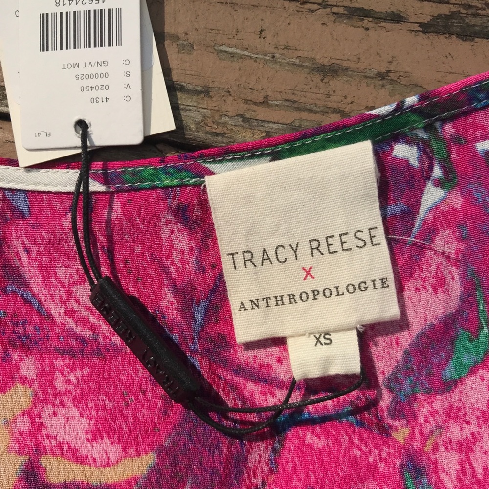 NWT Tracy Reese x Anthropologie Flowing Floral Dress - Picture 10 of 10